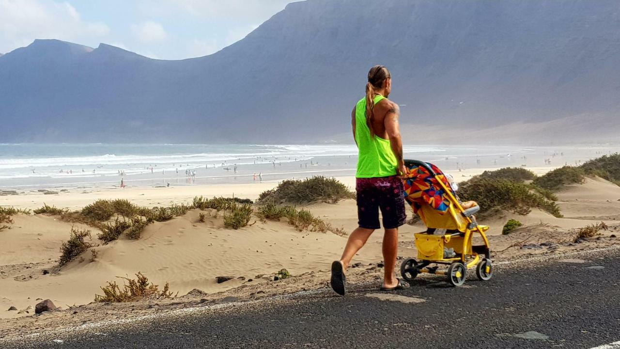 Salitre-1ª Linea De Mar Villa Famara Dış mekan fotoğraf